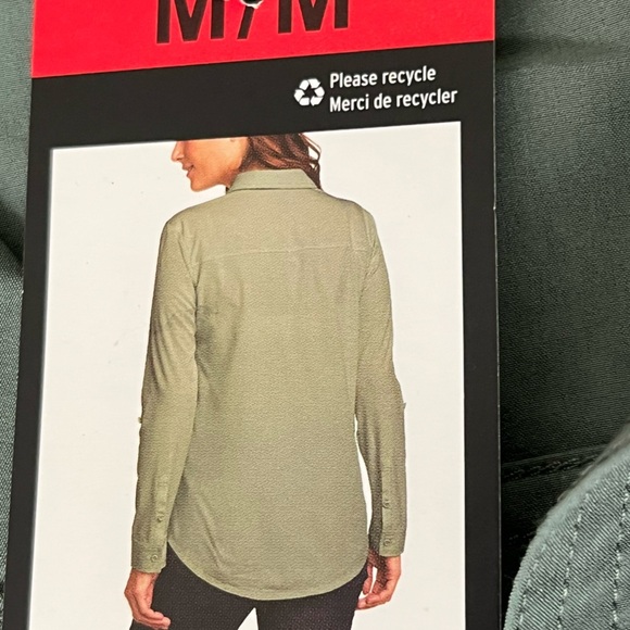 NEW Eddie Bauer Departure Roll Tab Blouse - Picture 10 of 12